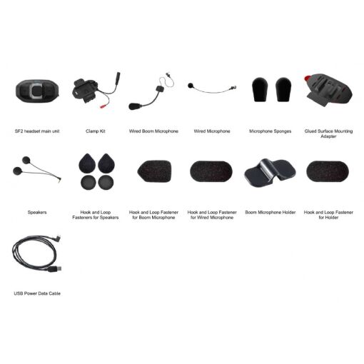 SF2 DUPLA CSOMAG HD-hangszórókkal, Motoros-Motoros közötti Bluetooth kapcsolat - Image 7