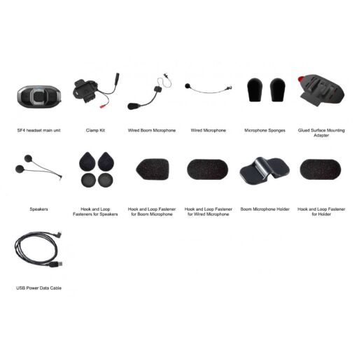 SF4 DUPLA CSOMAG HD-hangszórókkal, 4-résztvevős Bluetooth kapcsolat - Image 6