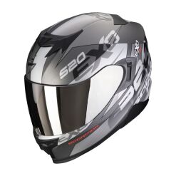 EXO-520 EVO AIR COVER MATT SILVER/RED