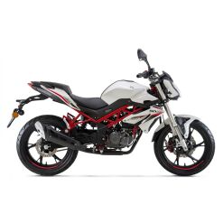 BENELLI BN 125 EURO 5 fehér-piros