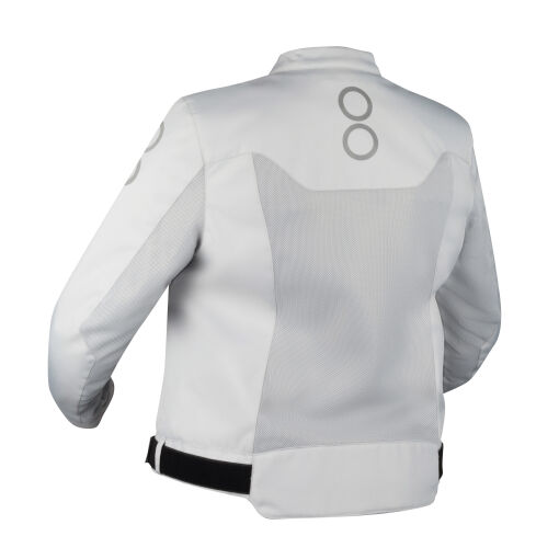 LADY ALIAS QUEEN SIZE MOTOROS TEXTILDZSEKI,VILÁGOSSZÜRKE - Image 2