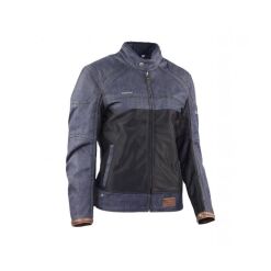 LADY AIRTECH MOTOROS TEXTILDZSEKI,KÉK-FEKETE