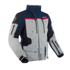 FREEWAY MOTOROS TEXTILKABÁT,SZÜRKE-KÉK