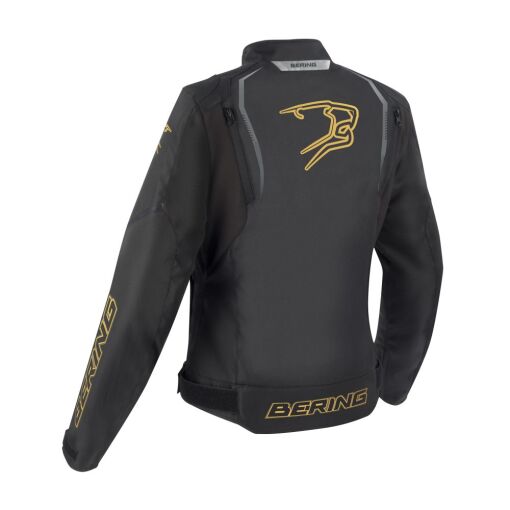 LADY SWEEK MOTOROS TEXTILDZSEKI,FEKETE-ARANY - Image 2