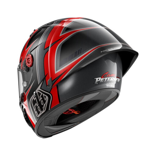 RACE-R PRO GP 06 REPLICA CAM PETERSEN BUKÓSISAK,FEKETE-PIROS-SÖTÉTSZÜRKE - Image 3