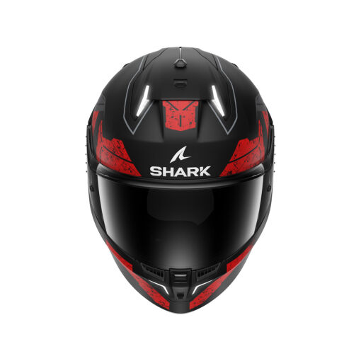 SKWAL I3 RHAD MAT BUKÓSISAK BEÉPÍTETT FÉKLÁMPÁVAL, MATT FEKETE-KRÓM-PIROS - Image 3