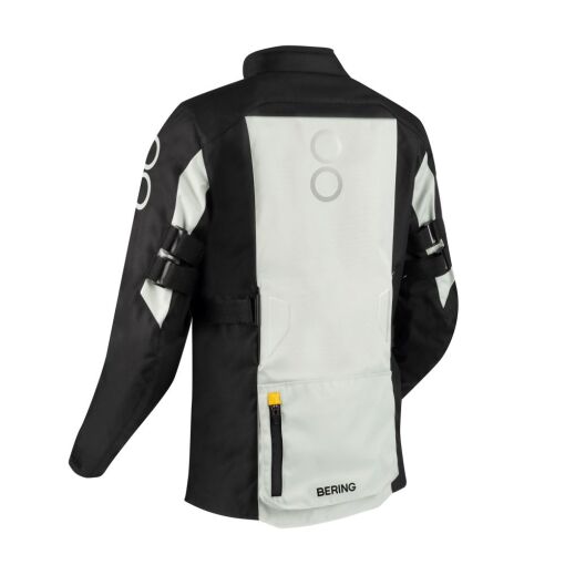 ZEPHYR MOTOROS TEXTILKABÁT,FEKETE-SZÜRKE-SÁRGA - Image 2