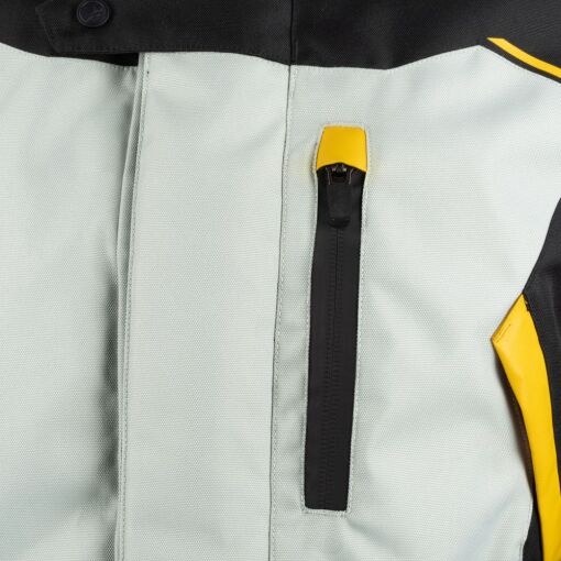 ZEPHYR MOTOROS TEXTILKABÁT,FEKETE-SZÜRKE-SÁRGA - Image 5