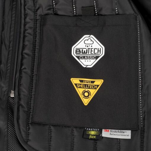 SIBERIA MOTOROS TEXTILKABÁT,SZÜRKE-KÉK-PIROS - Image 6