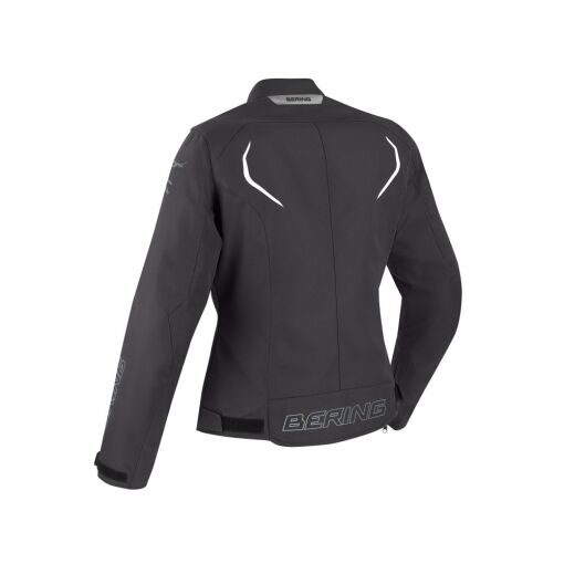 LADY DUNDY MOTOROS TEXTILDZSEKI,FEKETE-FEHÉR - Image 2