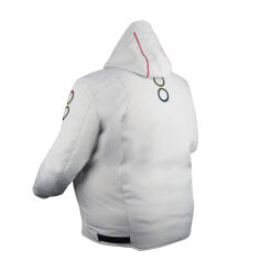 Alternative view of WARWICK KING SIZE  MOTOROS TEXTILDZSEKI,VILÁGOSSZÜRKE-PIROS