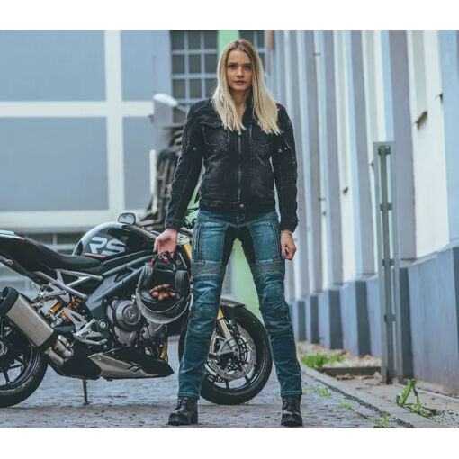 LADY PARADO MOTOROS FARMERNADRÁG SLIM FIT,KÉK - Image 10