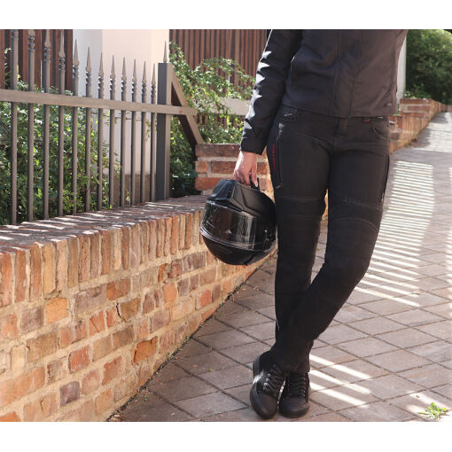 LADY PARADO MONOLAYER MOTOROS FARMERNADRÁG SLIM FIT,FEKETE - Image 11