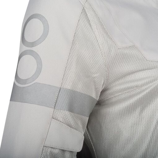 LADY PROFIL MOTOROS TEXTILDZSEKI,VILÁGOSSZÜRKE - Image 3