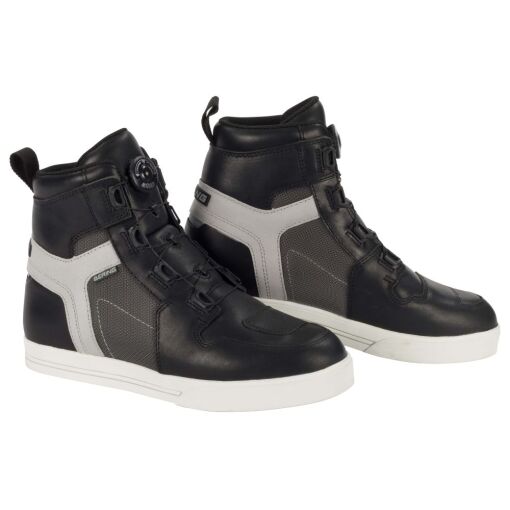 REFLEX VENTED MOTOROS CIPŐ,FEKETE-SZÜRKE - Image 2