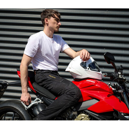 PARADO DOUBLELAYER AAA MOTOROS FARMERNADRÁG SLIM FIT HOSSZÍTOTT,FEKETE - Image 12