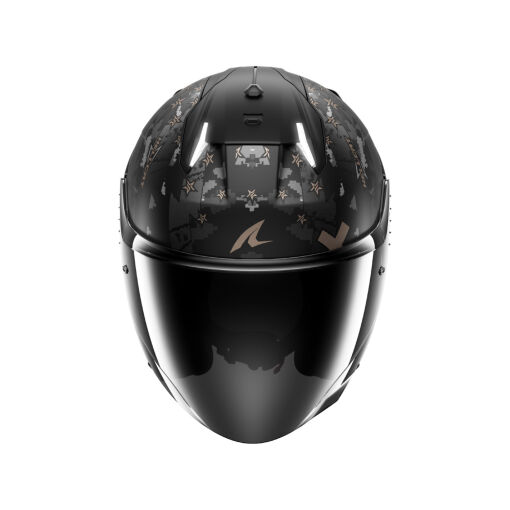 SKWAL I3 JET HELLCAT MAT BUKÓSISAK BEÉPÍTETT FÉKLÁMPÁVAL +PLEXIVEL,MATT FEKETE-KRÓM-SÖTÉTSZÜRKE - Image 3