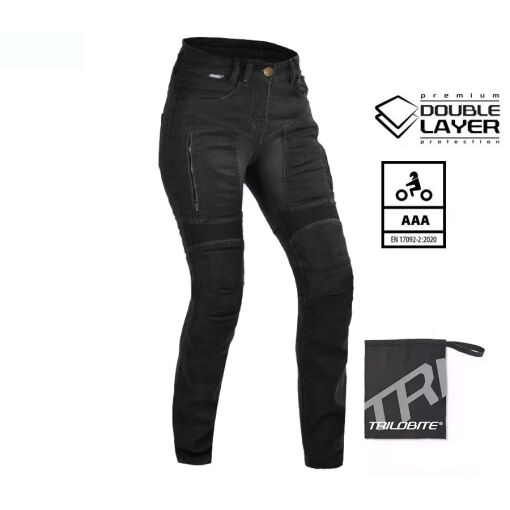 LADY PARADO DOUBLELAYER AAA MOTOROS FARMERNADRÁG SLIM FIT,FEKETE