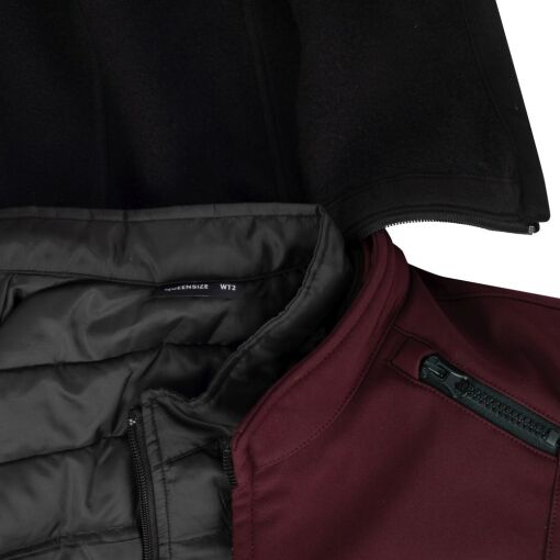 LADY DAVIS QUEEN SIZE MOTOROS TEXTILDZSEKI,BORDÓ - Image 6