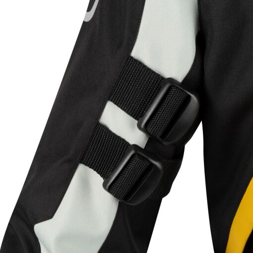 ZEPHYR MOTOROS TEXTILKABÁT,FEKETE-SZÜRKE-SÁRGA - Image 3