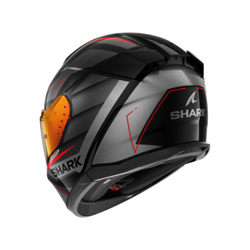 D-SKWAL 3 SIZLER BUKÓSISAK,FEKETE-SÖTÉTSZÜRKE-PIROS - Image 2