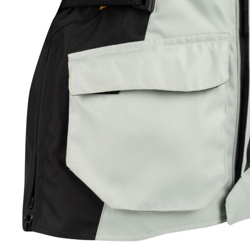 LADY ZEPHYR MOTOROS TEXTILKABÁT,FEKETE-SZÜRKE-SÁRGA - Image 4