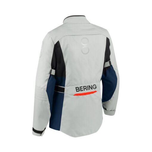 LADY SIBERIA MOTOROS TEXTILKABÁT,SZÜRKE-KÉK-PIROS - Image 2