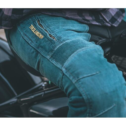 PARADO RECYCLED SLIM FIT HOSSZÍTOTT MOTOROS FARMERNADRÁG,KÉK - Image 5