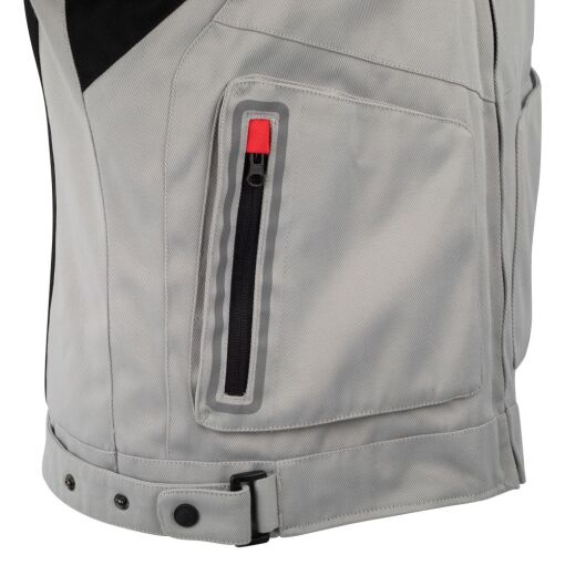 PORTLAND MOTOROS TEXTILDZSEKI,FEKETE-SZÜRKE - Image 8