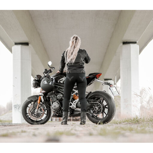 LADY ROXIE MOTOROS TEXTILNADRÁG,FEKETE - Image 3