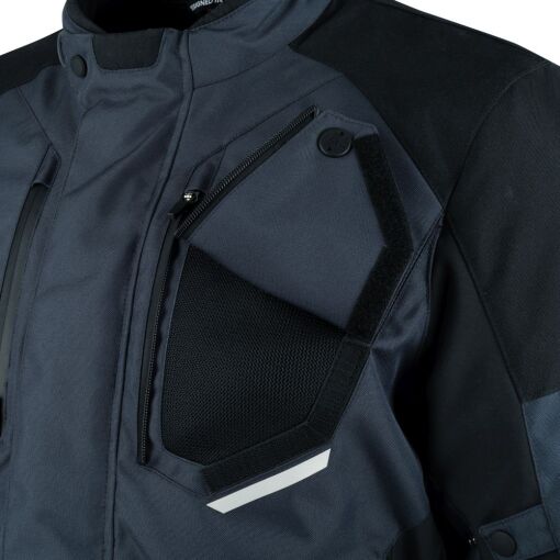 CALGARY MOTOROS TEXTILKABÁT,FEKETE-SZÜRKE - Image 4