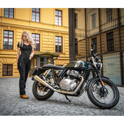 LADY PARADO MOTOROS FARMERNADRÁG SLIM FIT HOSSZÍTOTT,FEKETE - Image 8