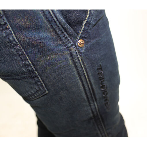 TRUGGY SLIM FIT MOTOROS FARMERNADRÁG,SÖTÉTKÉK - Image 4