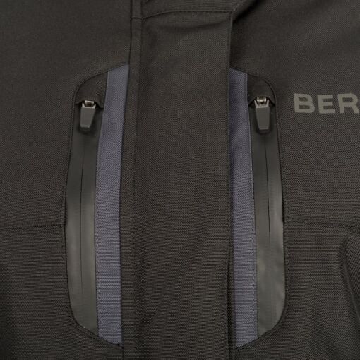 LADY SIBERIA MOTOROS TEXTILKABÁT,FEKETE-SZÜRKE - Image 3