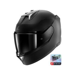 SKWAL I3 DARK SHADOW EDITION MAT BUKÓSISAK BEÉPÍTETT FÉKLÁMPÁVAL + PLEXIVEL, MATT FEKETE