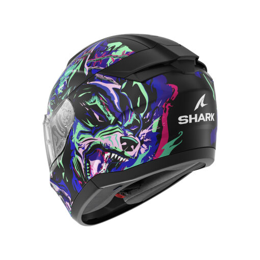 RIDILL 2 RAGING BEAST MAT BUKÓSISAK,MATT FEKETE-LILA-ZÖLD - Image 2