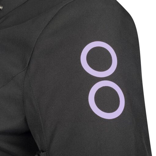 LADY PAMELA QUEEN SIZE MOTOROS TEXTILKABÁT,FEKETE-LILA - Image 7