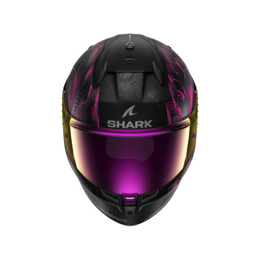 D-SKWAL 3 MAYFER MAT BUKÓSISAK,MATT FEKETE-RÓZSASZÍN-SÖTÉTSZÜRKE - Image 3