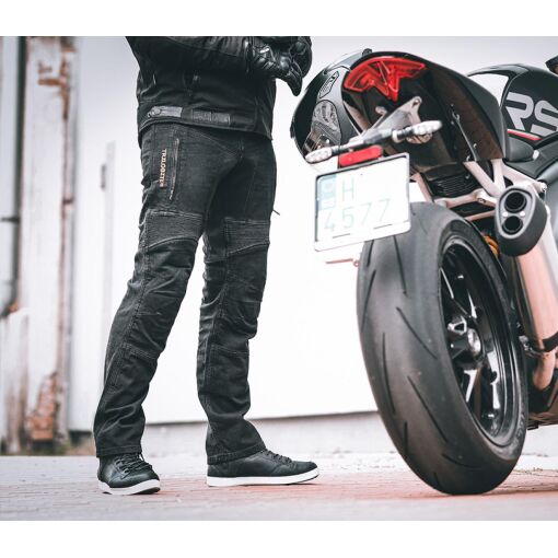 PARADO MOTOROS FARMERNADRÁG HOSSZÍTOTT,FEKETE - Image 9