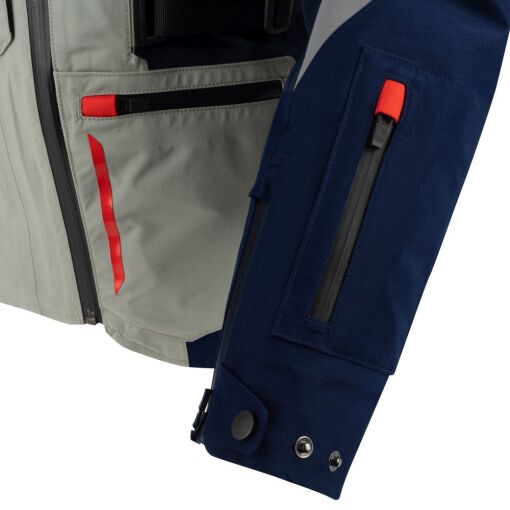 AUSTRAL GTX MOTOROS TEXTILKABÁT,KÉK-SZÜRKE-PIROS - Image 5