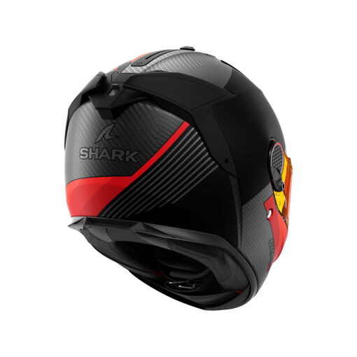 SPARTAN GT PRO CARBON DOKHTA MAT BUKÓSISAK,MATT KARBON-NARANCS-SÖTÉTSZÜRKE - Image 4