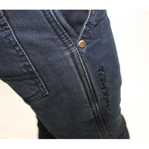 TRUGGY SLIM FIT HOSSZÍTOTT MOTOROS FARMERNADRÁG,SÖTÉTKÉK - Image 4