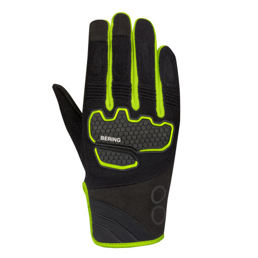 BREEZE MOTOROS KESZTYŰ,FEKETE-FLUO