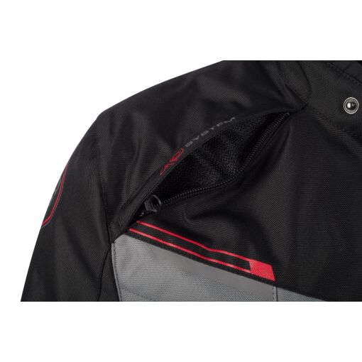 OTAGO MOTOROS TEXTILDZSEKI,FEKETE-SZÜRKE - Image 3