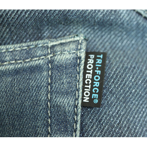 PARADO CIRCUIT SLIM FIT RÖVID MOTOROS FARMERNADRÁG,KÉK - Image 5