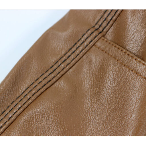 LADY LEATHER LEGGINGS MOTOROS TEXTILNADRÁG,BARNA - Image 4