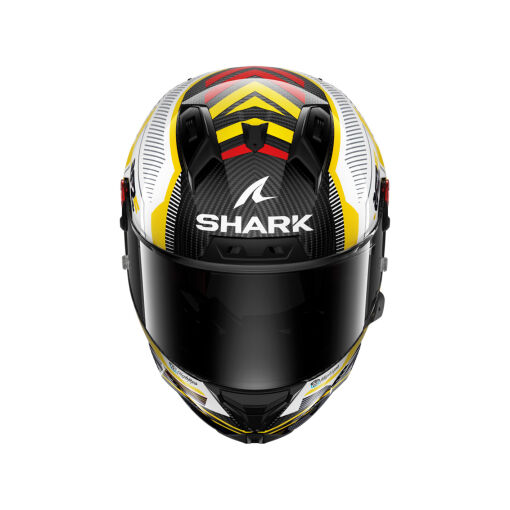 AERON-GP REPLICA RAUL FERNANDEZ SIGNATURE BUKÓSISAK+PLEXIVEL,KARBON-FEHÉR-SÁRGA - Image 3