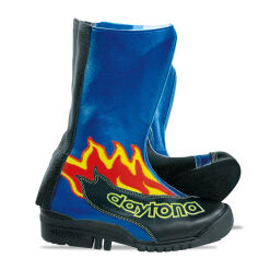 SPEED YOUNGSTER'S MOTOROS CSIZMA,KÉK-LÁNGNYELVES