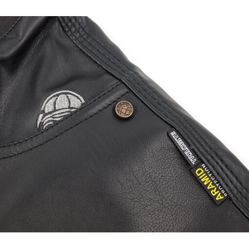 LADY LEATHER LEGGINGS MOTOROS TEXTILNADRÁG,FEKETE - Image 6