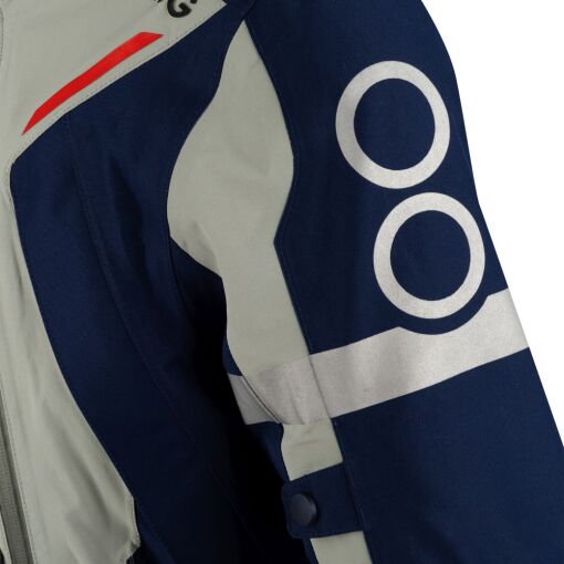 AUSTRAL GTX MOTOROS TEXTILKABÁT,KÉK-SZÜRKE-PIROS - Image 4